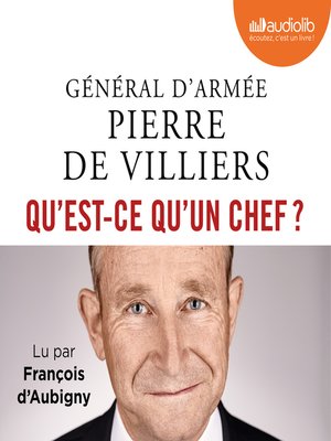 cover image of Qu'est-ce qu'un chef ?